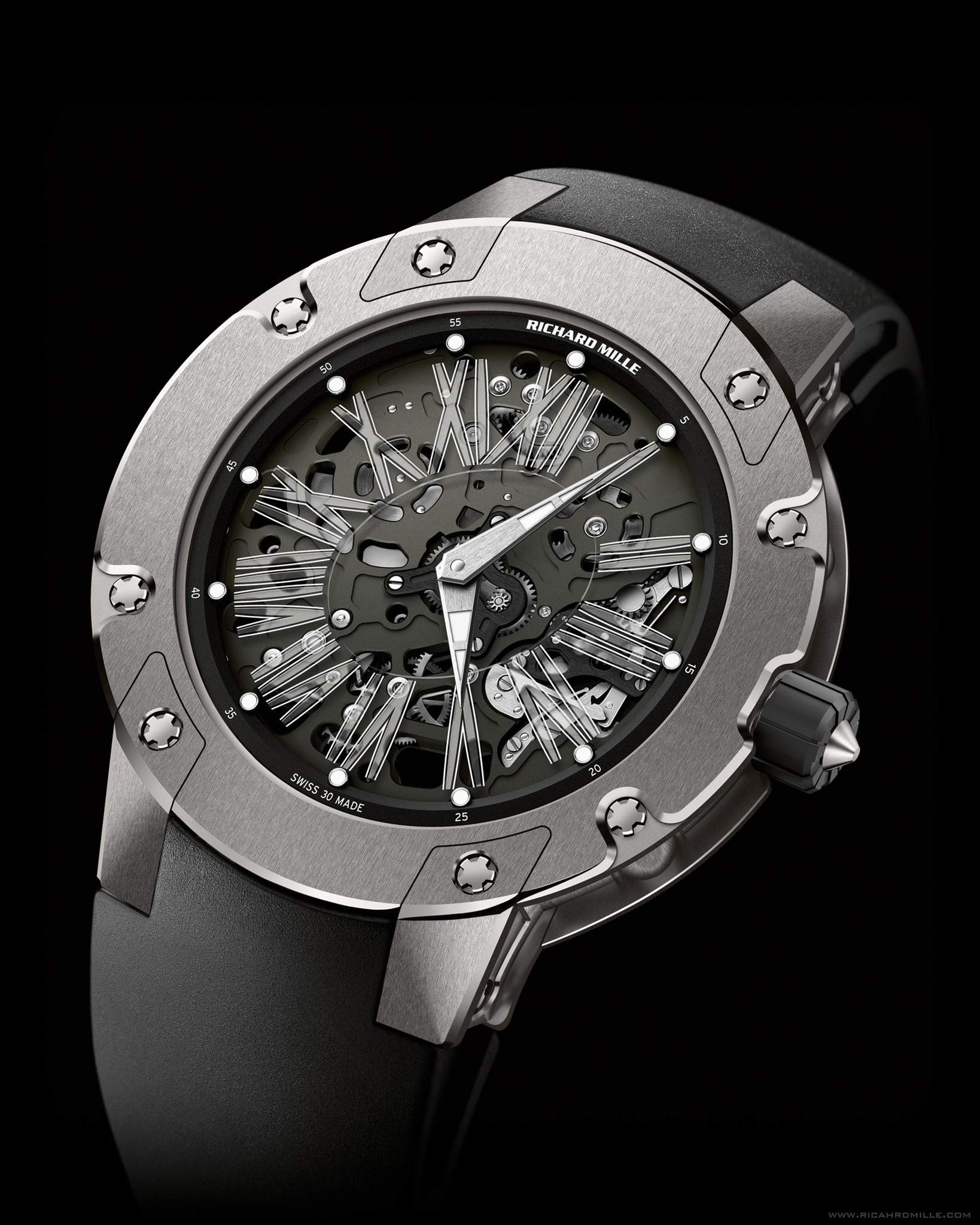 Replica Richard Mille RM 033 Extra Flat Automatic Titanium Watch